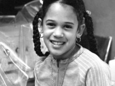 Kamala Harris during her childhood.